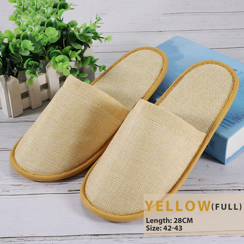 Disposable Slippers NonSlip Hotel Travel Spa Home Guest Overlay Linen
