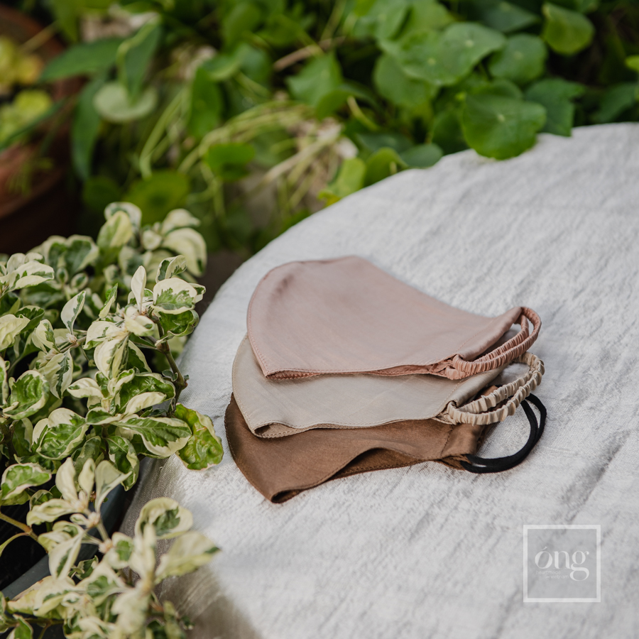 Khẩu trang lụa tơ tằm 100% Silk tự nhiên