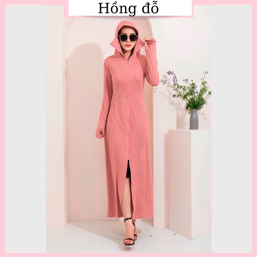 Áo chống nắng toàn thân  áo chống nắng nữ 2 lớp, vải thông hơi siêu HOT, váy chống nắng, áo chống nắng uniqlo, áo khoác, áo choàng, áo chống nắng thông hơi