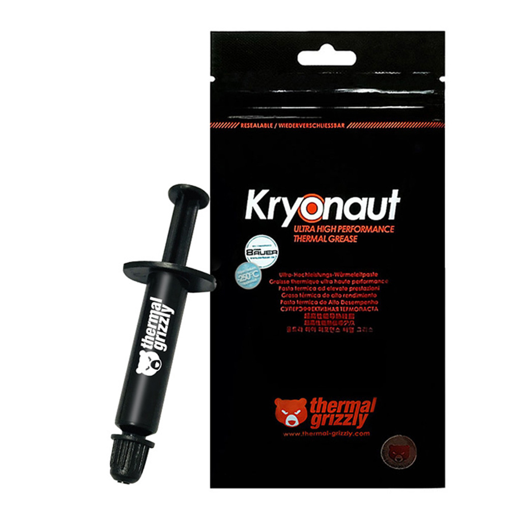 Thermal Grizzly Kryonaut 1g High Performance Thermal Paste for Cooling CPU GPU Processors Graphics Cards Heatsinks