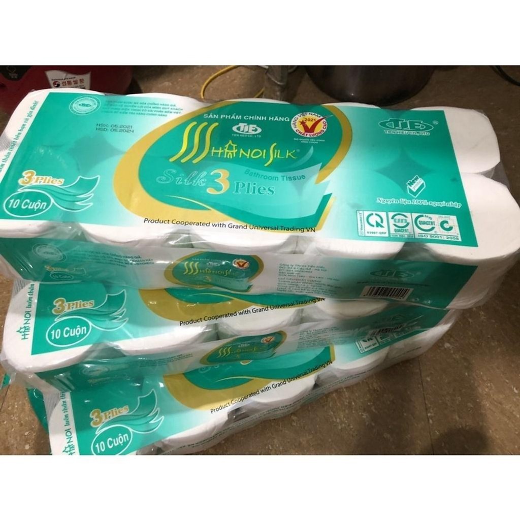 GIẤY VỆ GIẤY VỆ SINH HÀ NỘI 3 LỚP