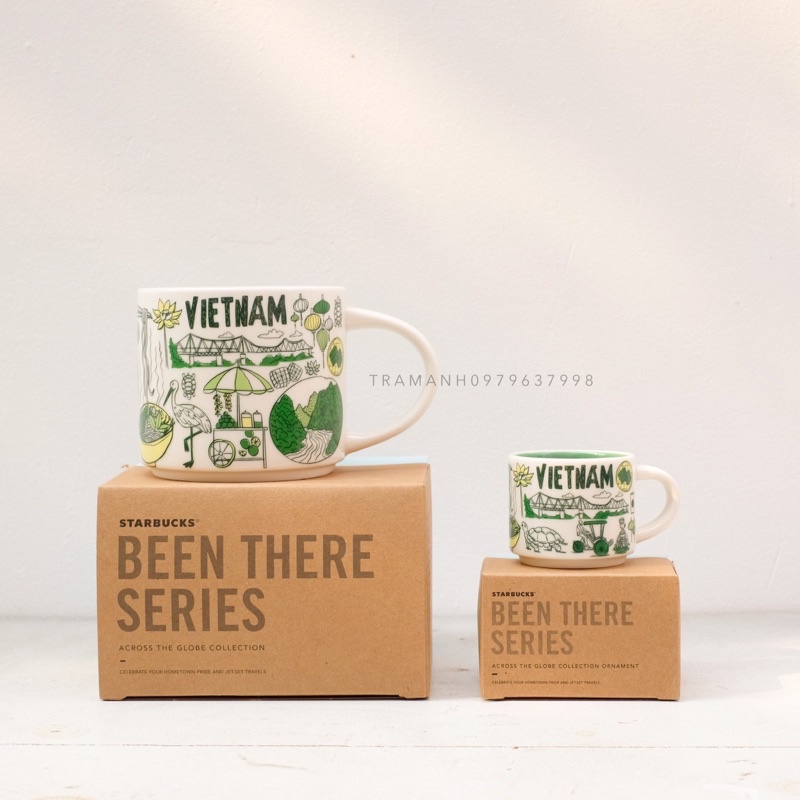 Starbucks cốc sứ mug been there series - vietnam