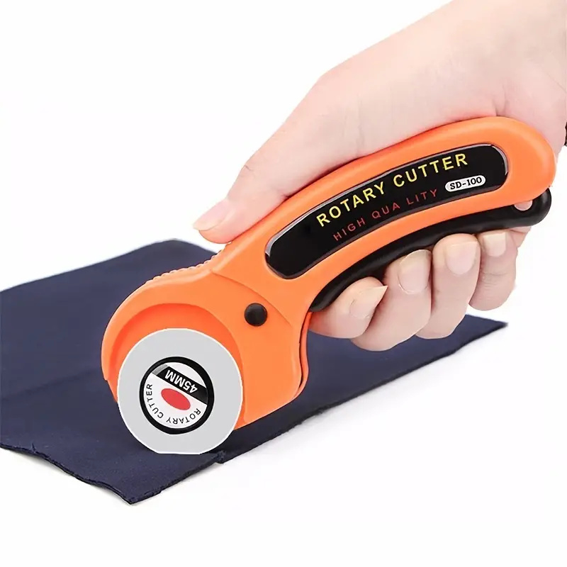 【Fast-selling】 45mm Cloth Rotary Cutter Patchwork Roller Wheel Paper Craft Rotary Cutter For Fabrics.