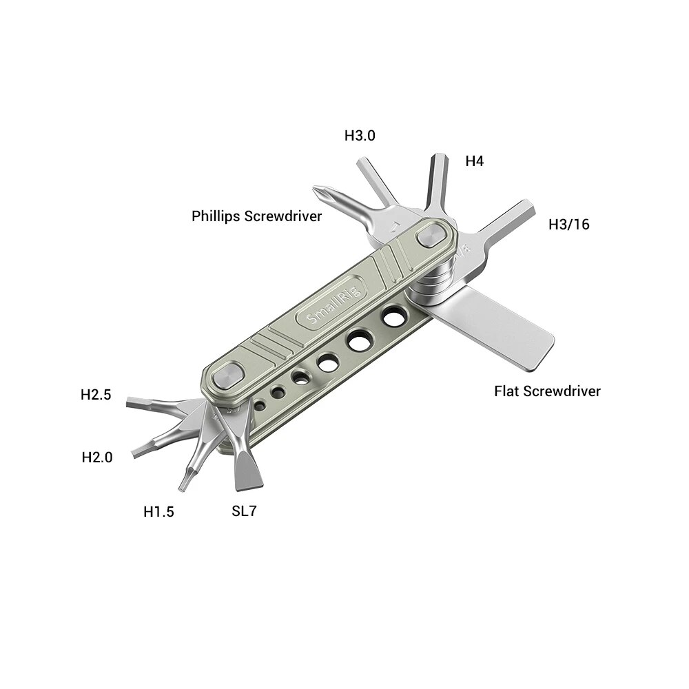 【Trending】 Smallrig Folding Tool Multi-Tool For Videographers Tool Set With Nine Functional Tools Included Multi-Tool For Camera
