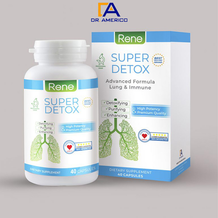 Viên Uống Thải Độc Phổi Rene Super Detox For Lung