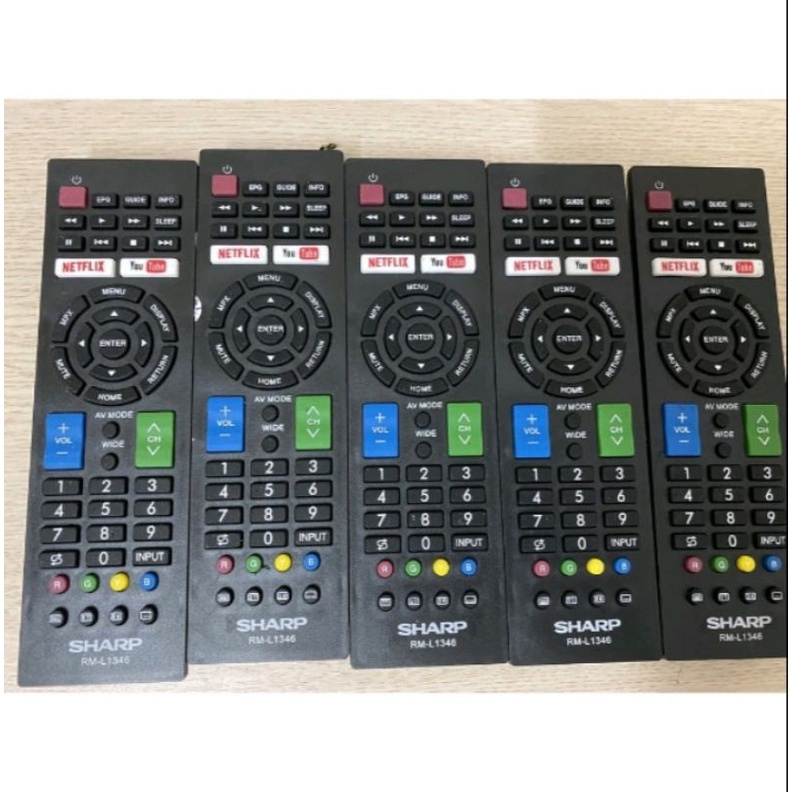 Điều khiển SMART TV SHARP loại tốt KM pin
