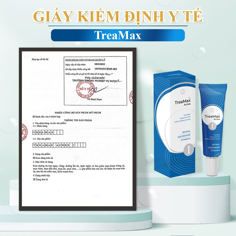 Kem Hỗ Trợ Mụn Viêm TreaMax Acnes I