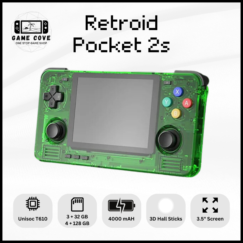 Retroid Pocket 2S Android Handheld Console with Original SanDisk