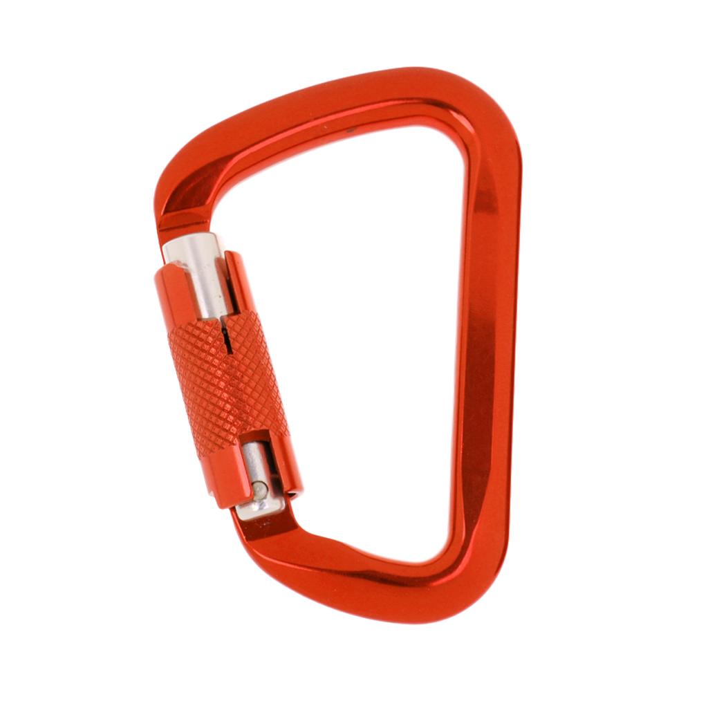 Serciya 30KN Rock Climbing D Shape Auto Self Locking Twist Gate Carabiner