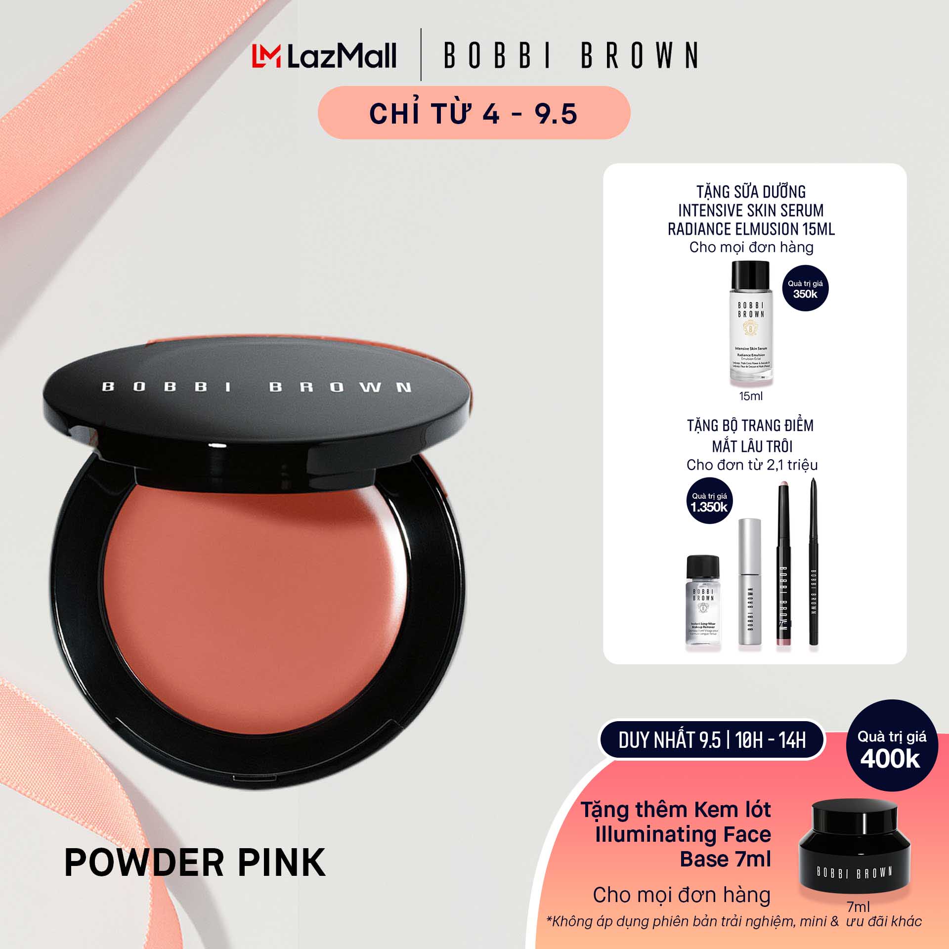 Má hồng kem đa năng Bobbi Brown Pot Rouge For Lips & Cheeks 3.7g