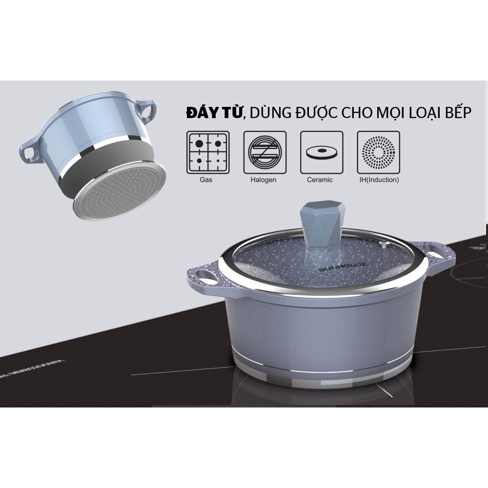 NỒI VÂN ĐÁ ĐÁY TỪ SUNHOUSE MAMA SHG2020MMA