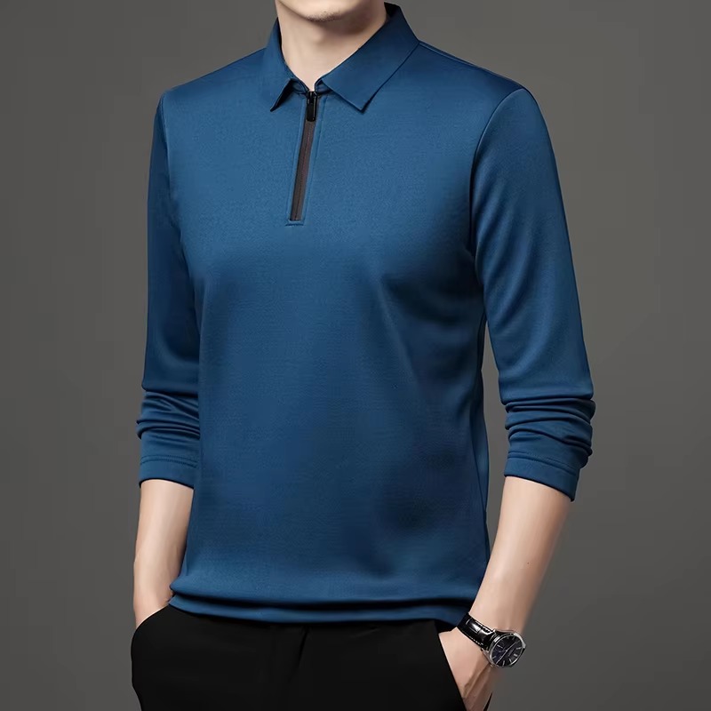 ShopSphere%20New%20T%20Shirt%20Zipper%20Polo%20Shirt%20Male%20Fashion%20Turn-Down%20Collar%20Long%20Sleeve%20Business%20Men%20Clothes%20-%20Image%208