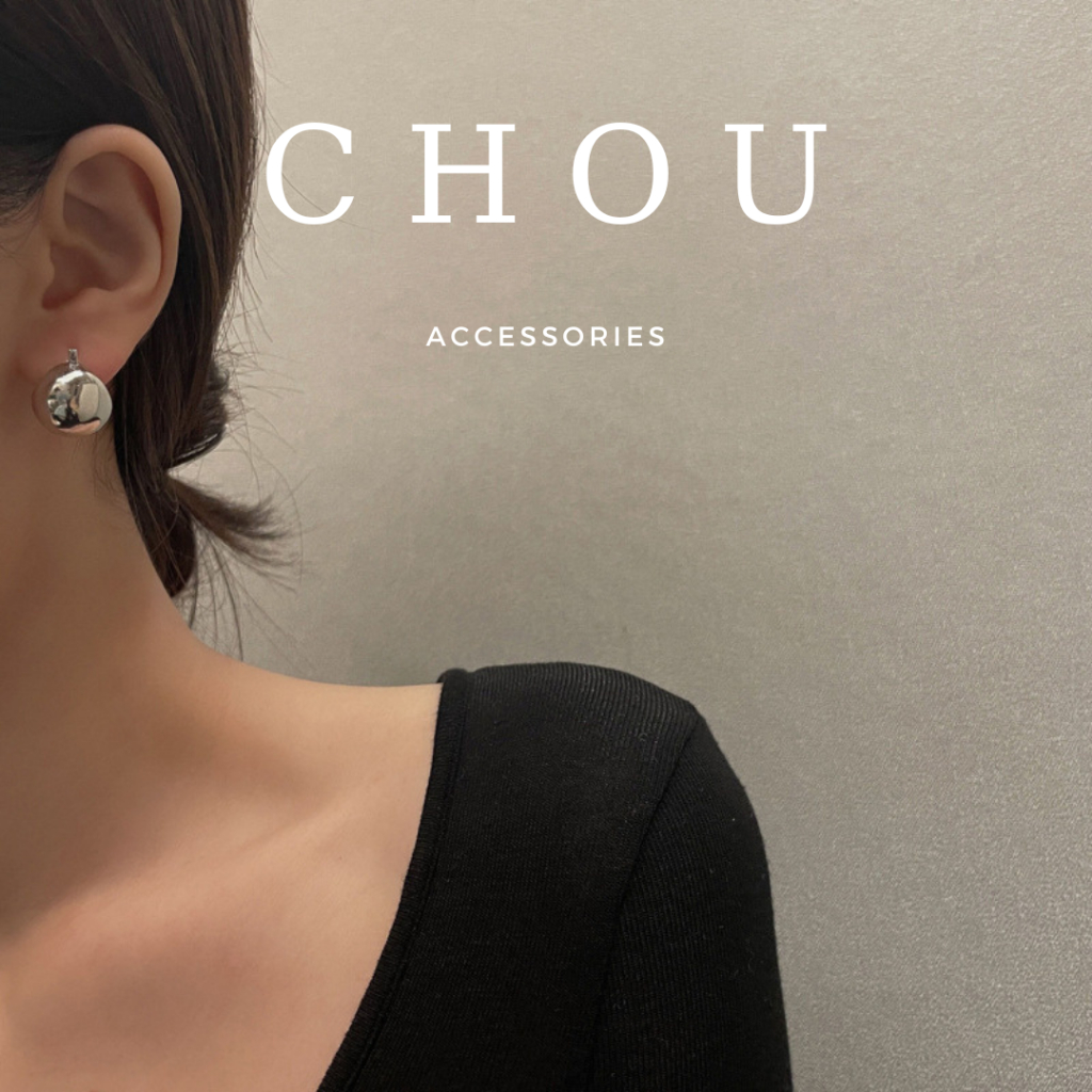 Bông Tai, Khuyên Tai Quả Cầu Basic | CHOU ACCESSORIES |