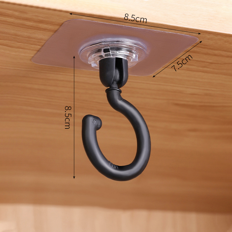 Ceiling Rotating Hook, Ceiling Underhook, Special Punch-free, Traceless Roof, Wall, Ceiling, Powerful Door Hanging Hook MENGYU.