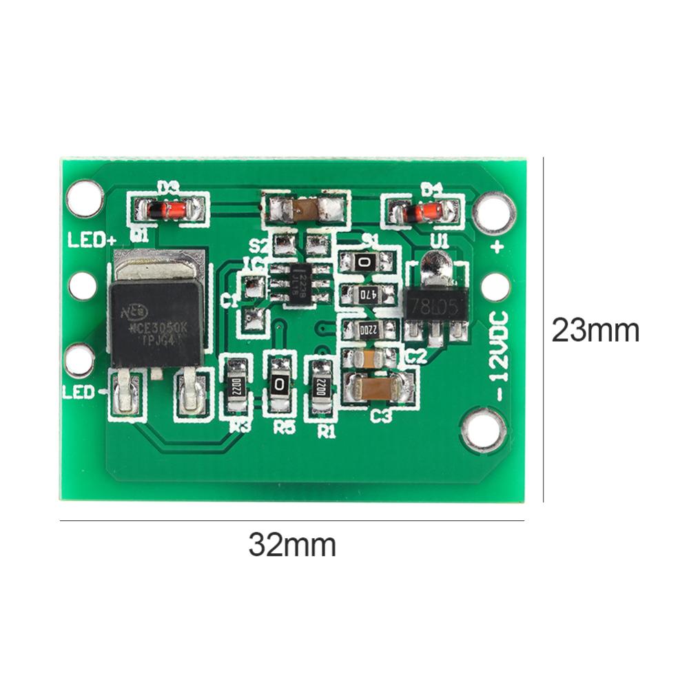 12V Capacitive Touch Switch Sensor Module Push Button Jog Latch with Relay