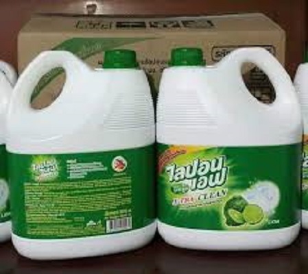 Nước rửa chén Lion hương Chanh Can 3600ml (Thái Lan)