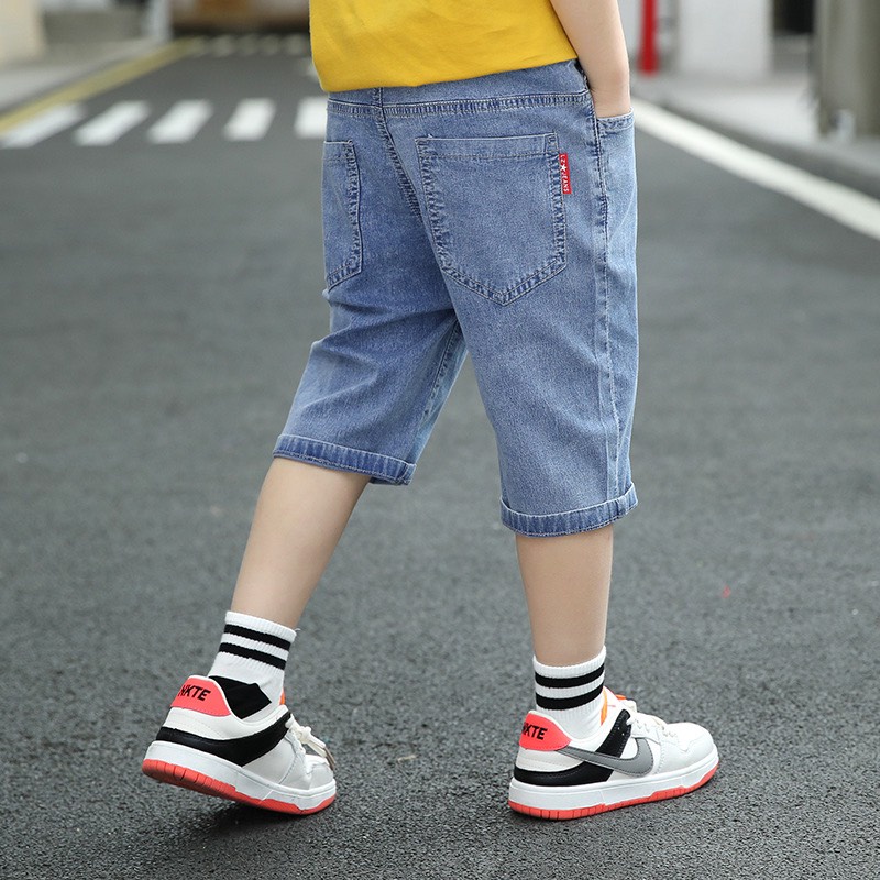Cool Ripped Denim Shorts for Boys Weighing 10-22kg