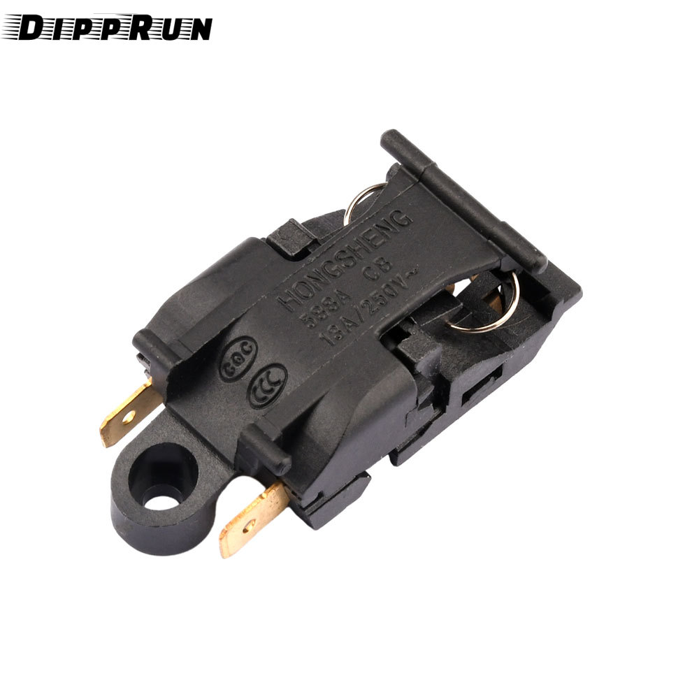 Dipprun 13a 250v steam switch electric kettle thermostat temperature control switch for kettle 250v 13a 2 pin terminal kitchen parts