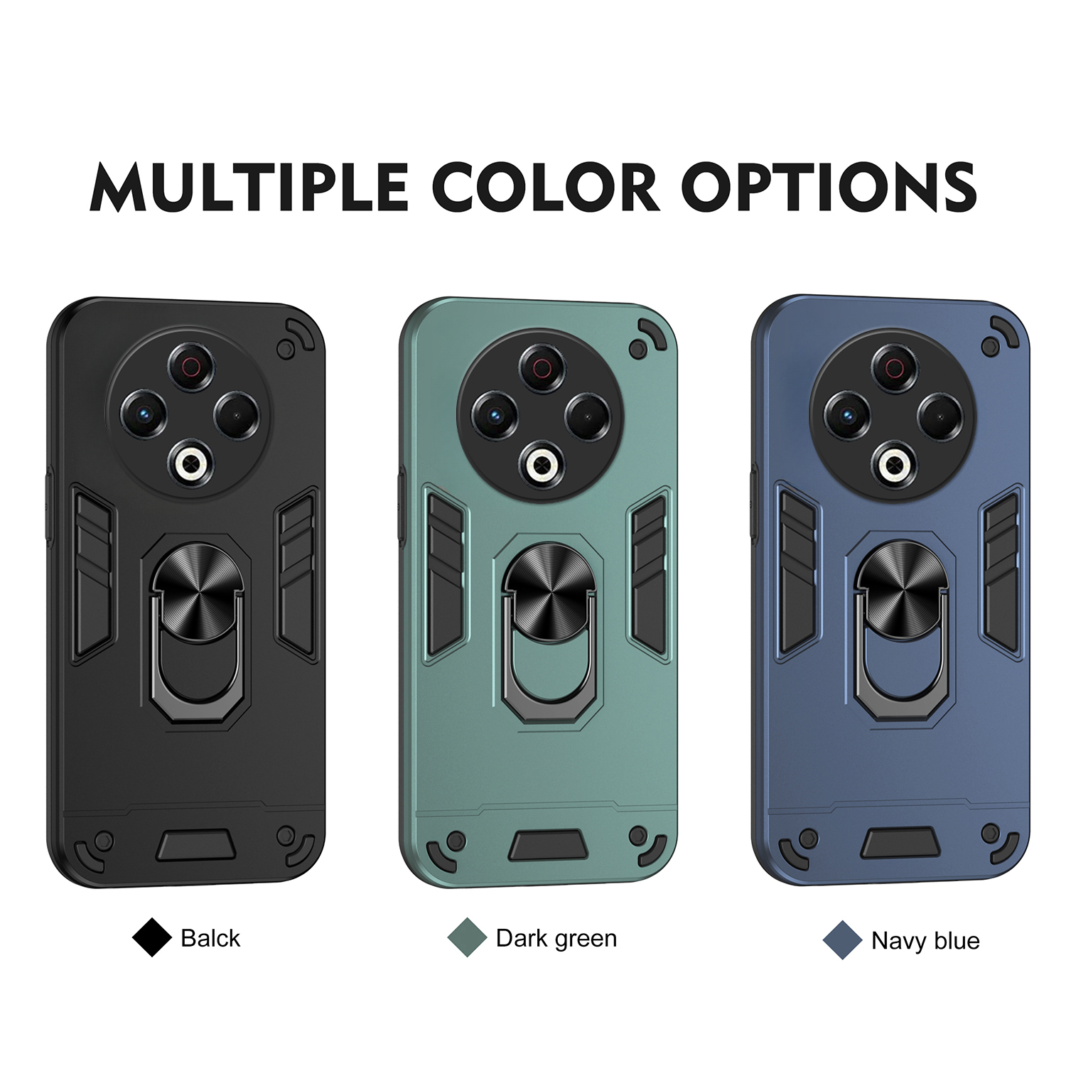 For infinix Hot 50 Pro case Shockproof Armor Stand with Holder Car adsorb Ring Back cover For infinix Hot 50 Pro Back cover Phone Cases. 