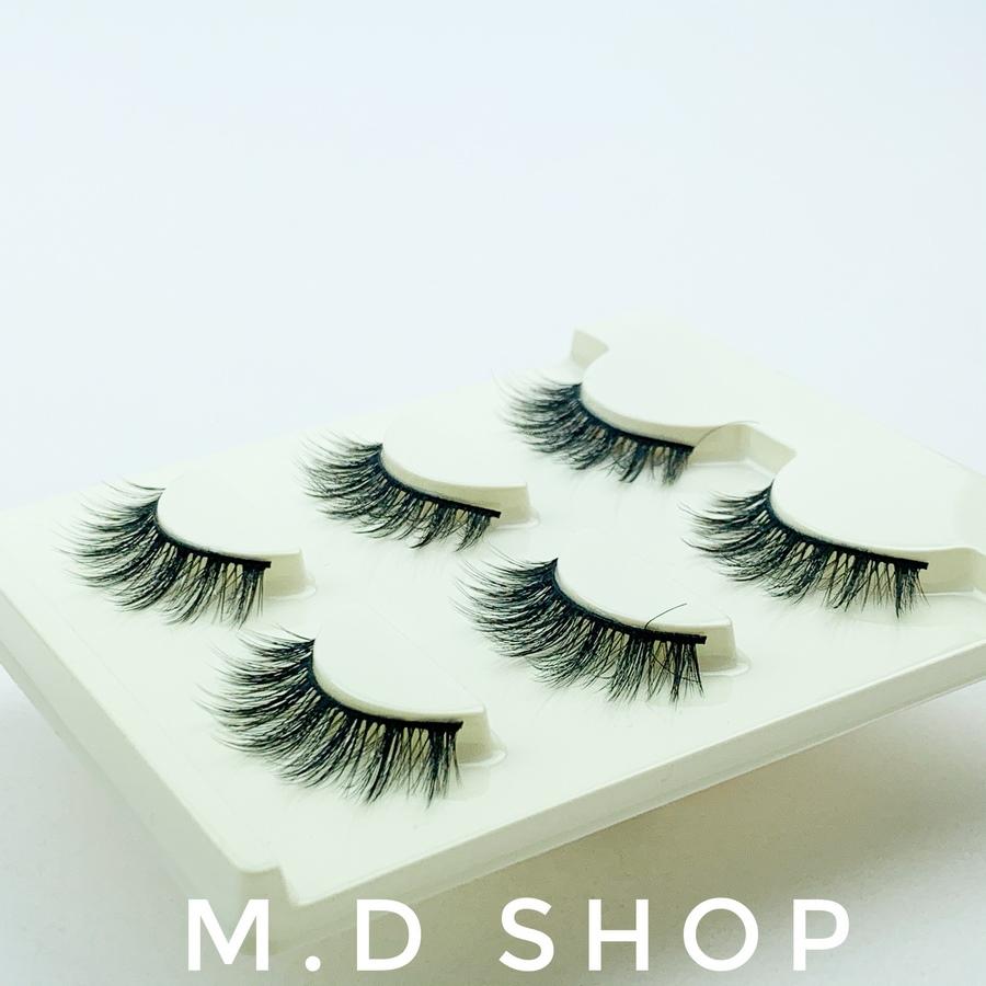 [HCM]Lông Mi Chồn 3D-09 Loại Cao Cấp - Hộp 3 Cặp Mi