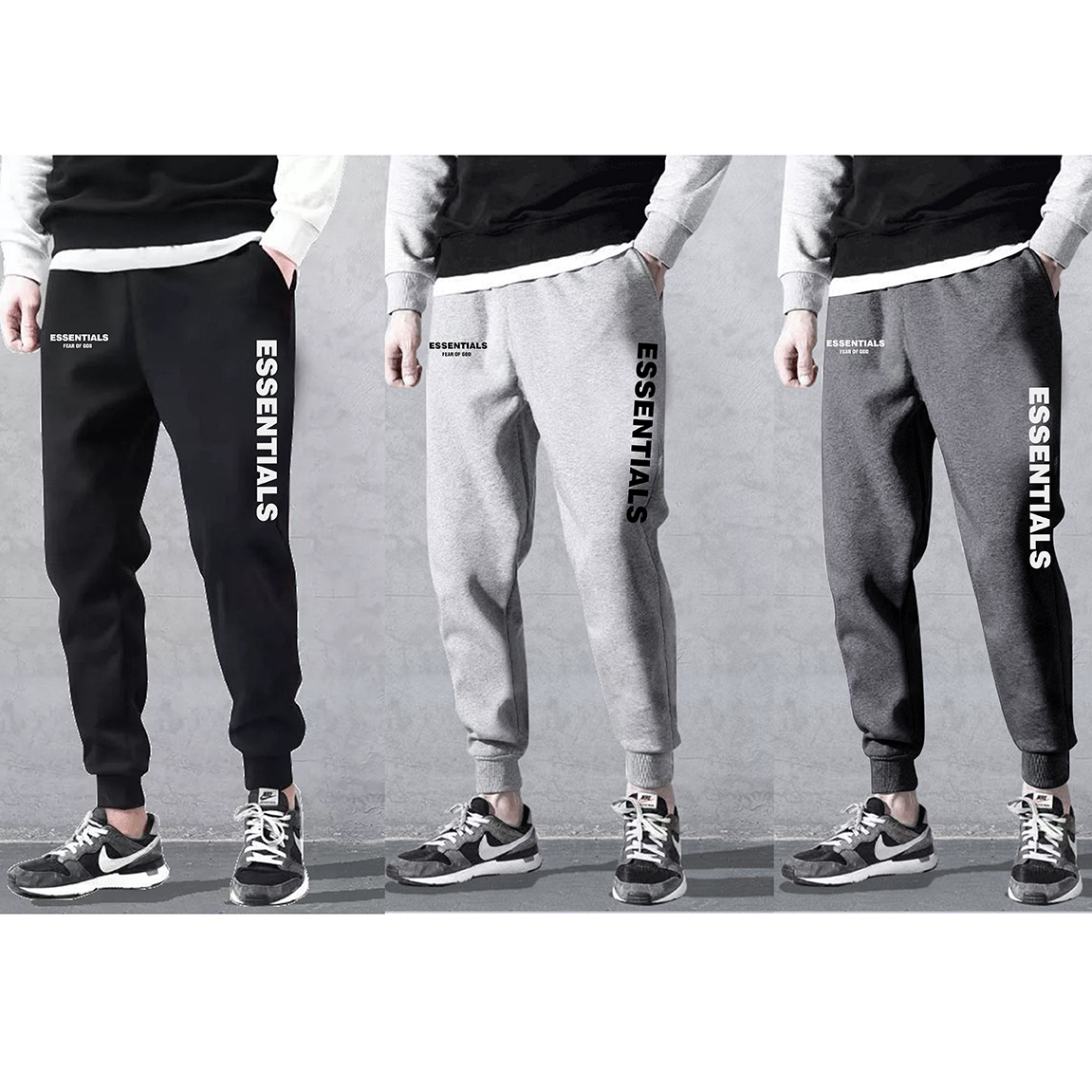 [Hoàn Tiền 15%] Quần Jogger Nỉ Nam Nữ In Chữ