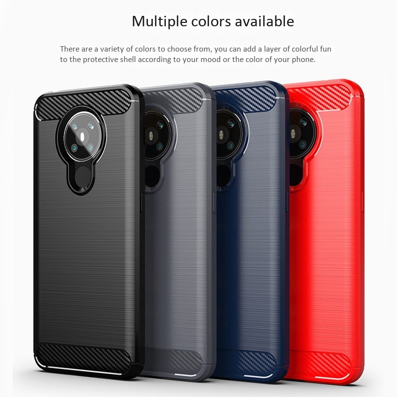 Suitable for Nokia 5.3 Case Anti-Fall Protective Shell Brushed Shell Protective Soft Shell TPU Case