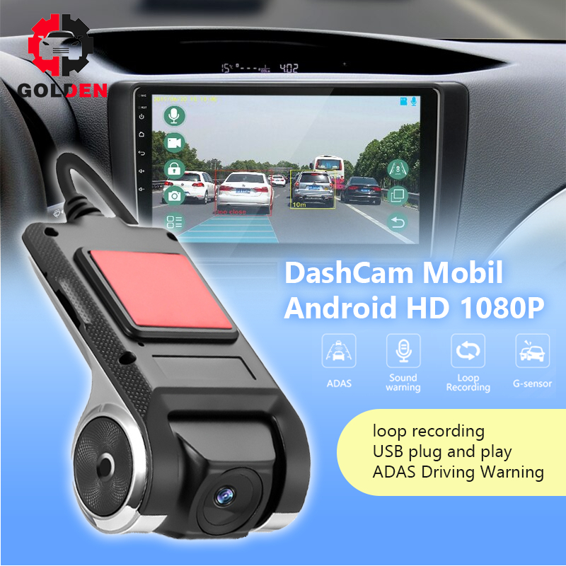 Dash Cam ADAS Mobil DVR Dashcam Video HD 720P/1080P Android Mobil USB