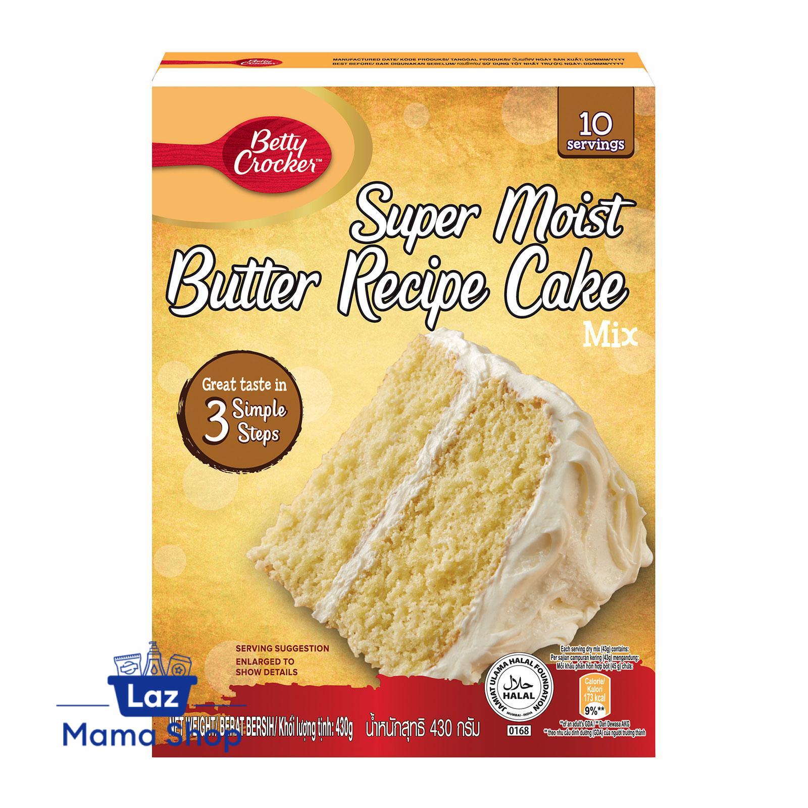 Betty Crocker Supermoist Butter Cake Mix Laz Mama Shop Lazada Singapore 7707