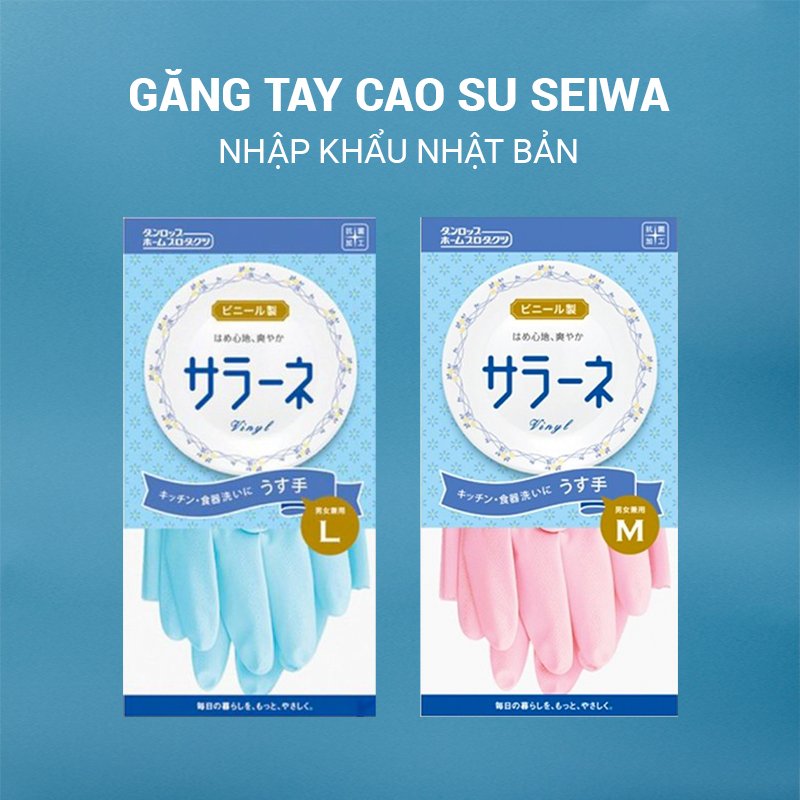 GĂNG TAY RỬA BÁT SEIWA NHẬT BẢN