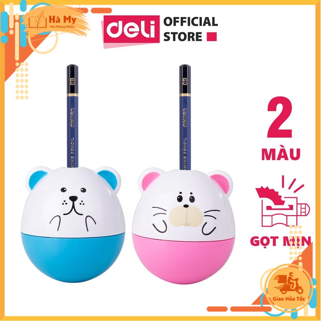 (1 Cái) Gọt chì mini Deli E0521 - hình con lật đật