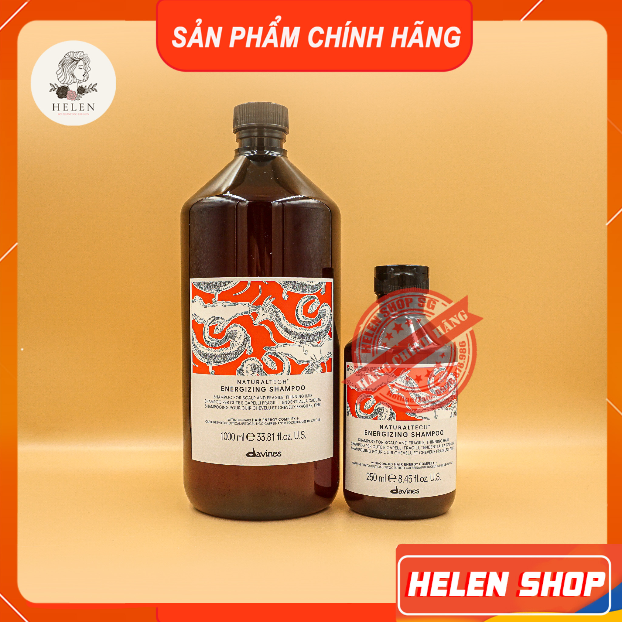 Davines hair loss energizing shampoo 250-1000ml