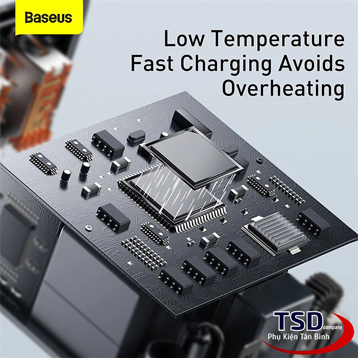 Củ Sạc Nhanh Baseus 30W Compact Quick Charger ( USB Dual Port + Type C, 30w PD / QC3.0 Multi Quick Charge Support )