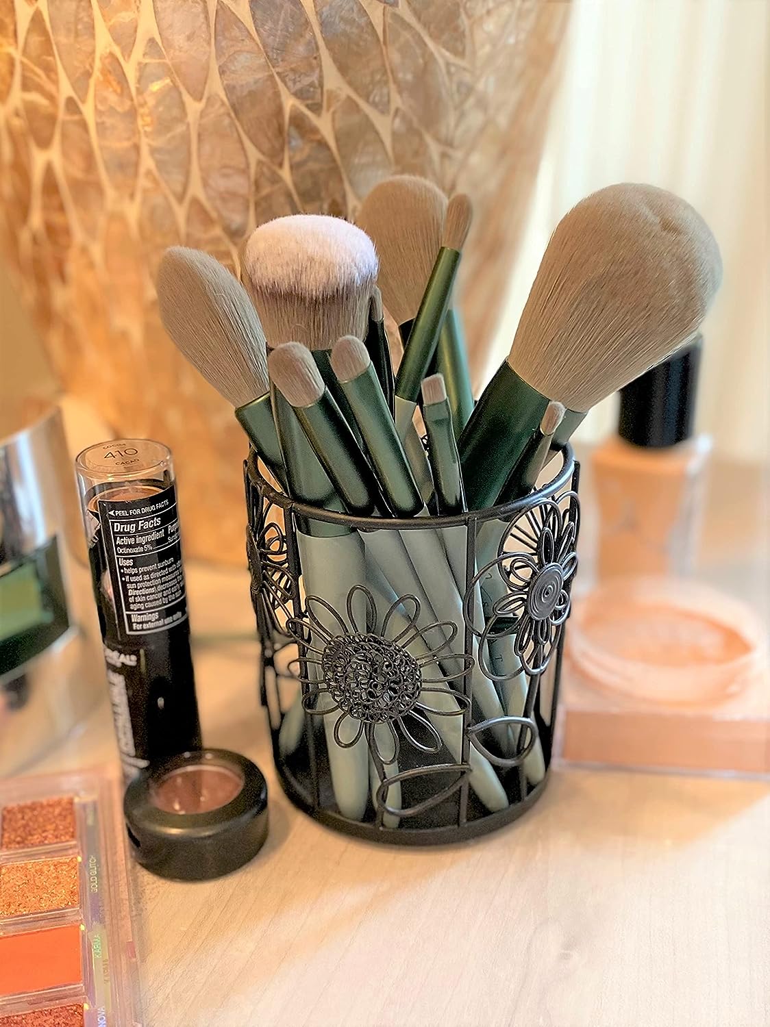 13 Pcs Makeup Brushes Set Eye Shadow Foundation Women Cosmetic Powder ...
