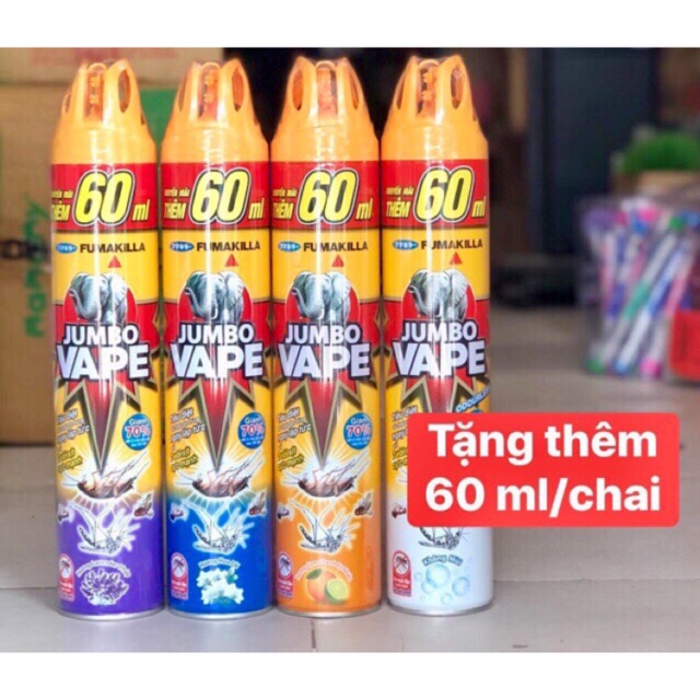 Bình xịt côn trùng jumbo hương hoa 300/600ml