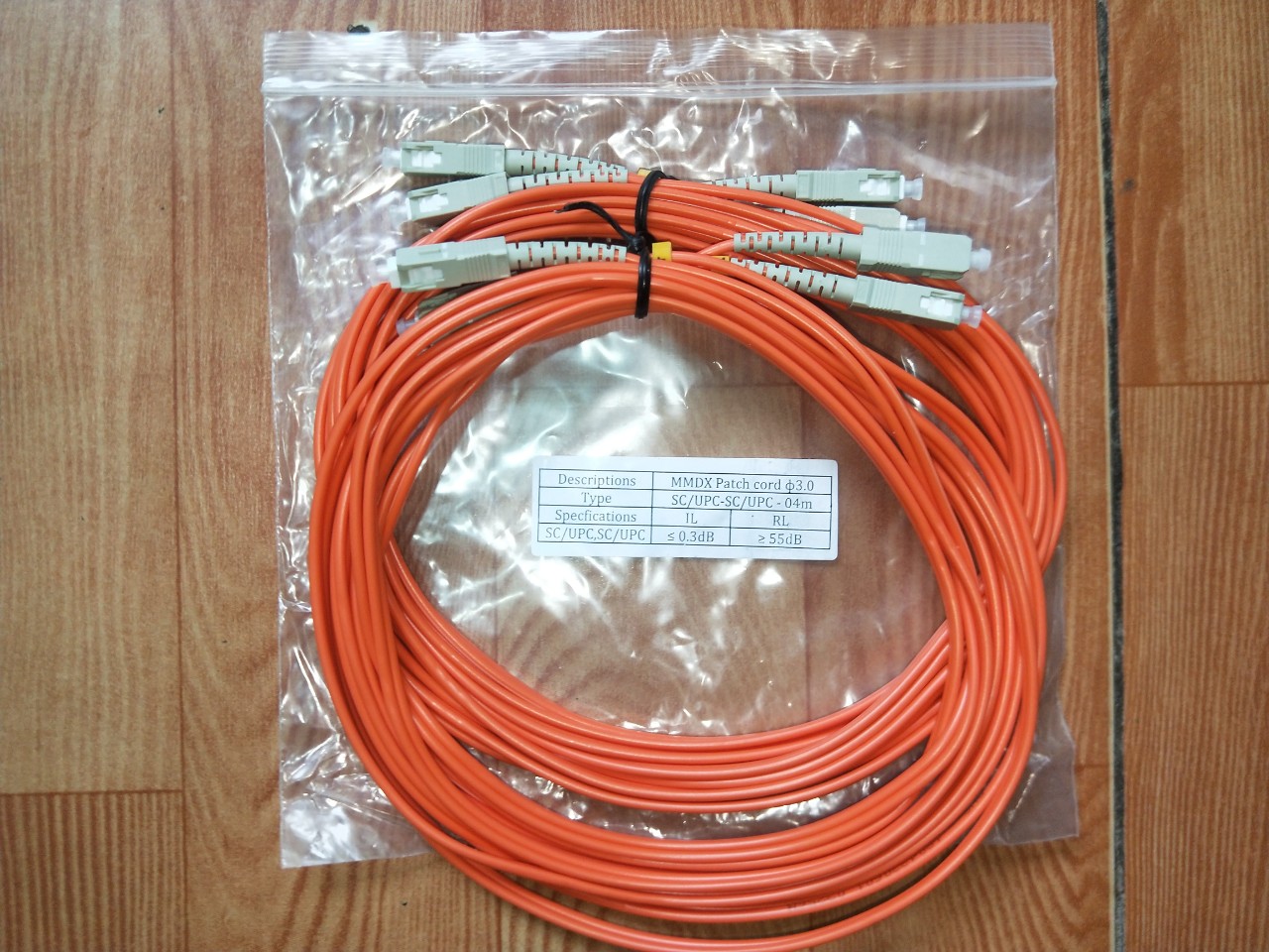 Dây nhảy quang Multimode OM2 chuẩn SC- SC dài 3m