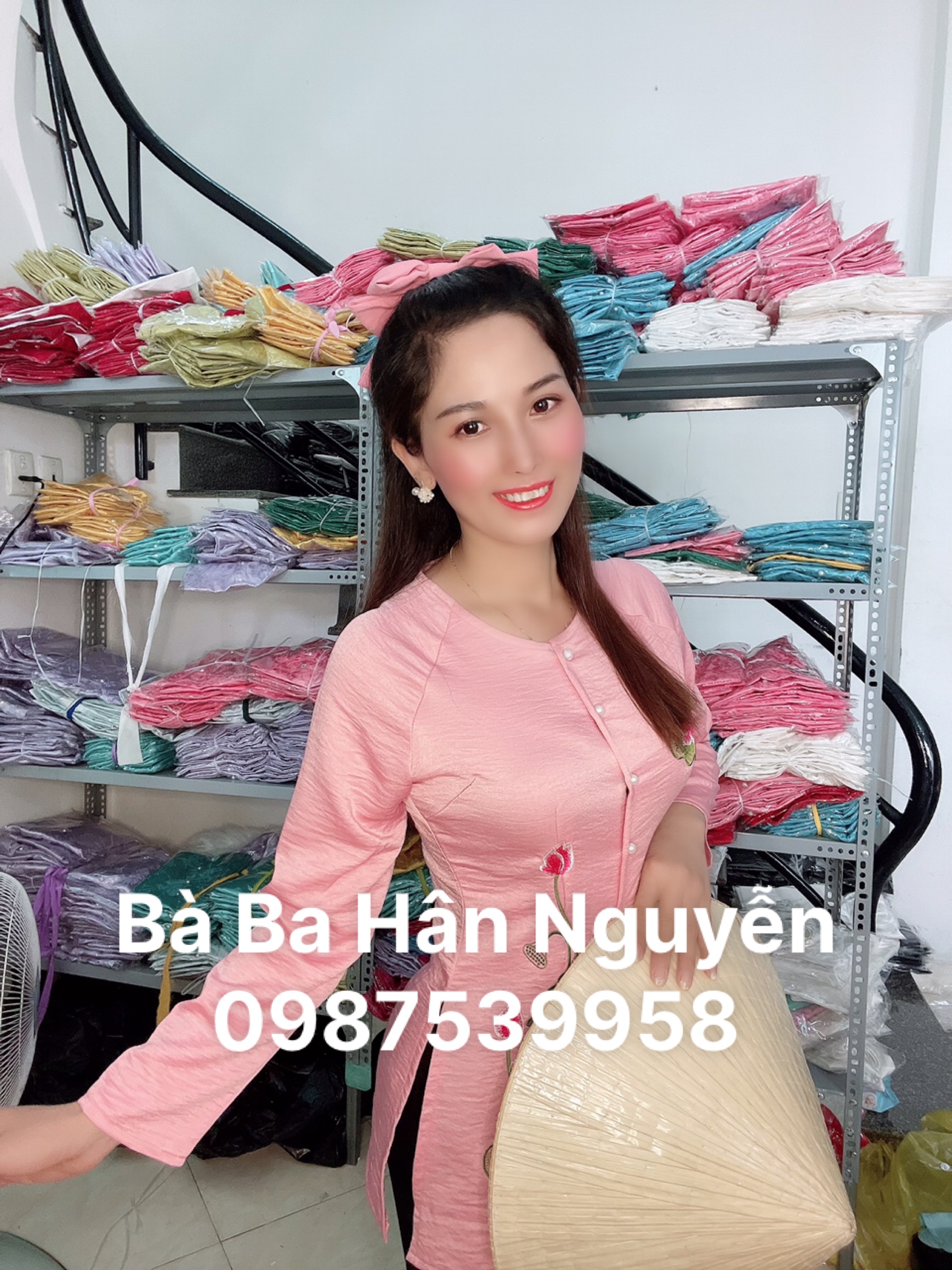 SÉT BÀ BA THIÊU SEN ( CÓ KÈM QUẦN )