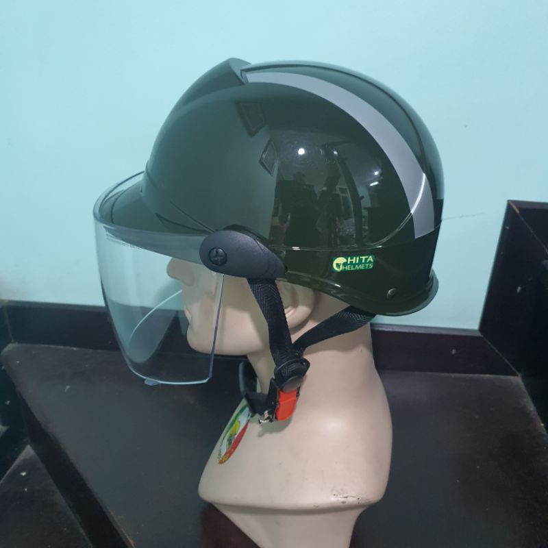 Nón bảo hiểm Chita xanh rêu