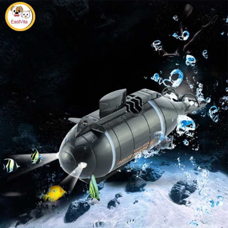 Wireless Remote Control Submarine Simulation 6 Channels Electric Remote Control Boat Speedboat Model Toys