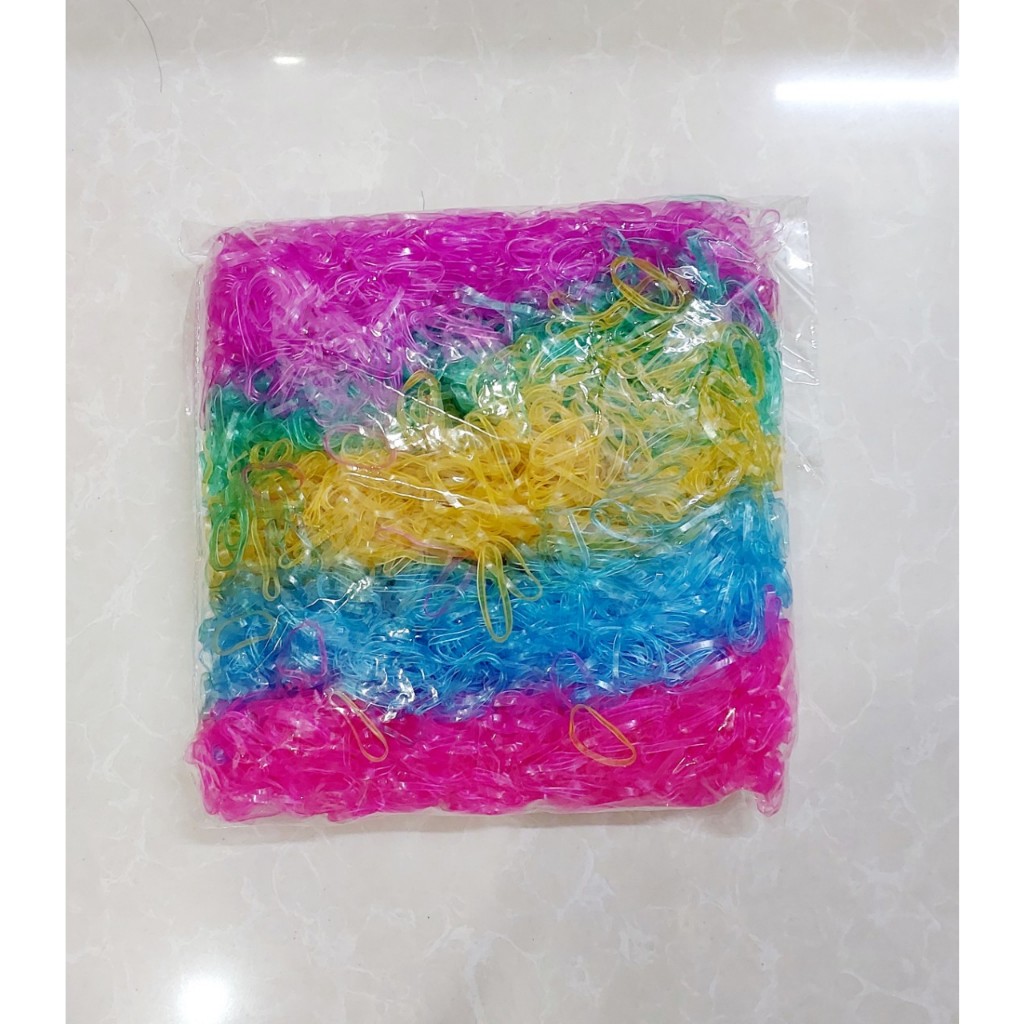 500gr thun cột tóc nhiều màu thun dai co dãn tốt
