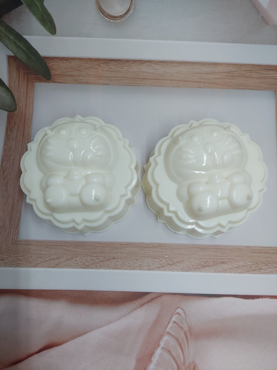 2 KHUÔN RAU CÂU TRUNG THU DOREMON -  RT 28