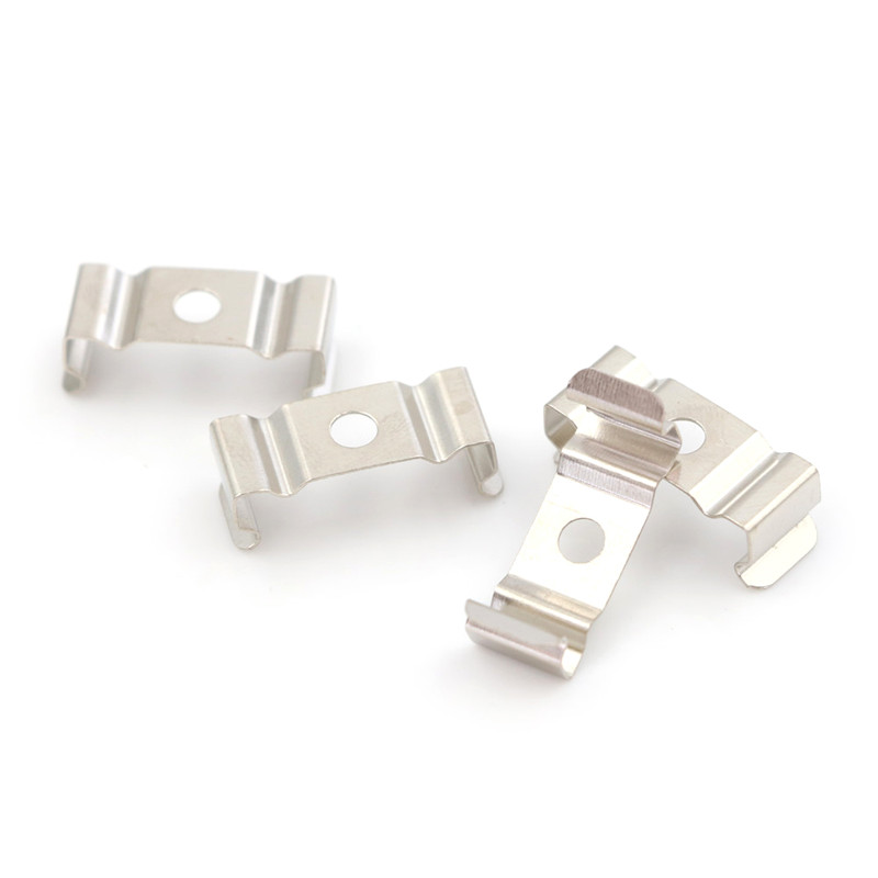 [Eqrbtl] 4Pcs T5 Fluorescent Tube Lamp Holder Bracket Clips Socket Silver