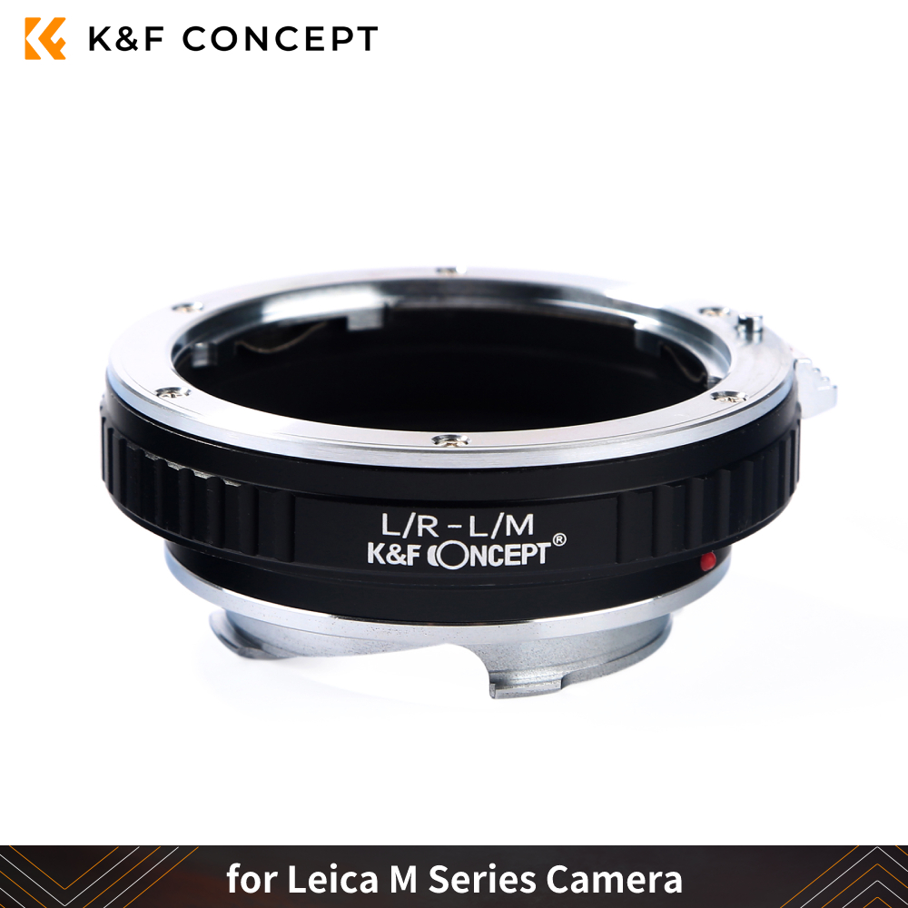 K&F Concept Lens Mount Adapter for Leica R L/R, Nikon F, Canon EOS EF,  Minolta MD Lens to Leica M Mount Camera
