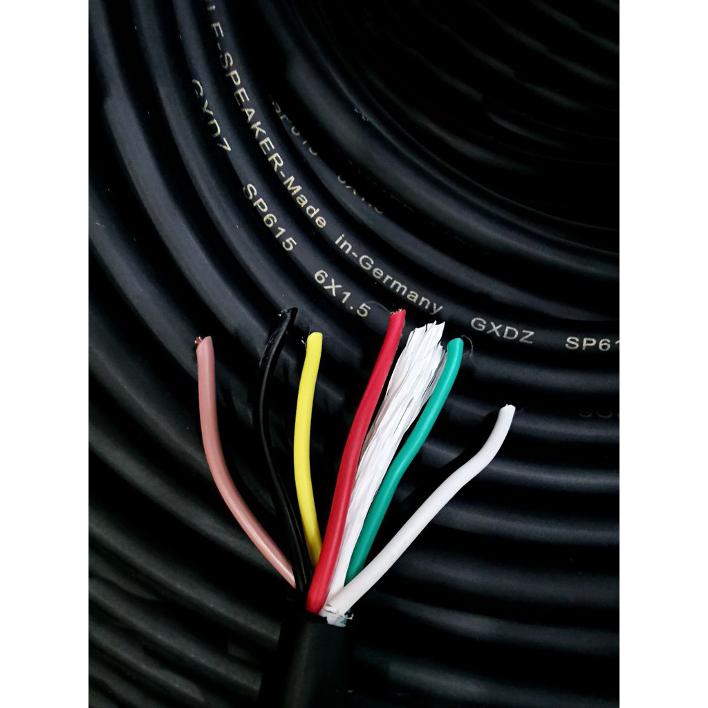 5M DÂY LOA ĐỒNG SOMMER 6 RUỘT ( 6 X 1.5 ) VÀ ( 6 X 2.5 )