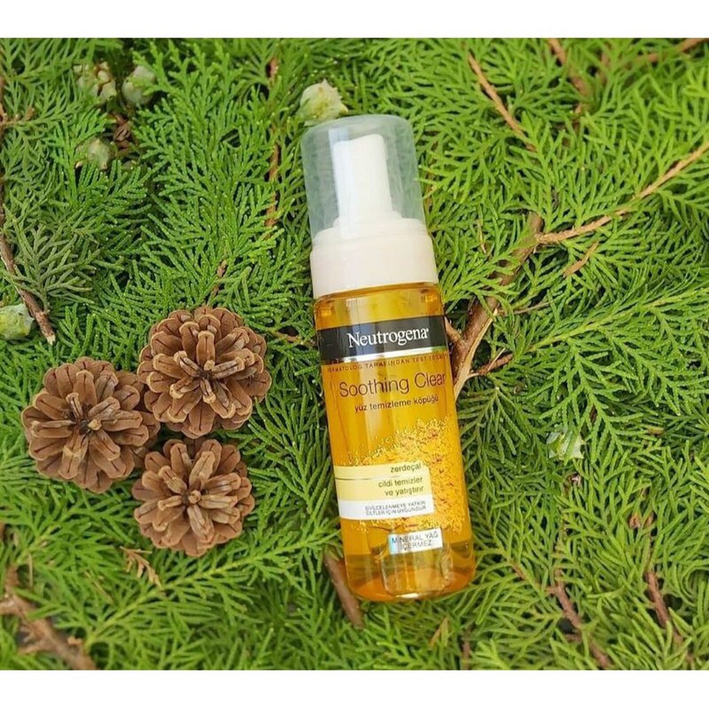 Sữa rửa mặt tạo bọt tinh chất nghệ Neutrogena Curcuma 150ml (Hàng chuẩn EU)