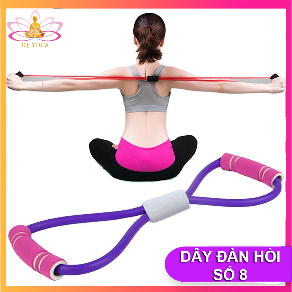 Dây kéo đàn hồi số 8 tập thể thao đa năng