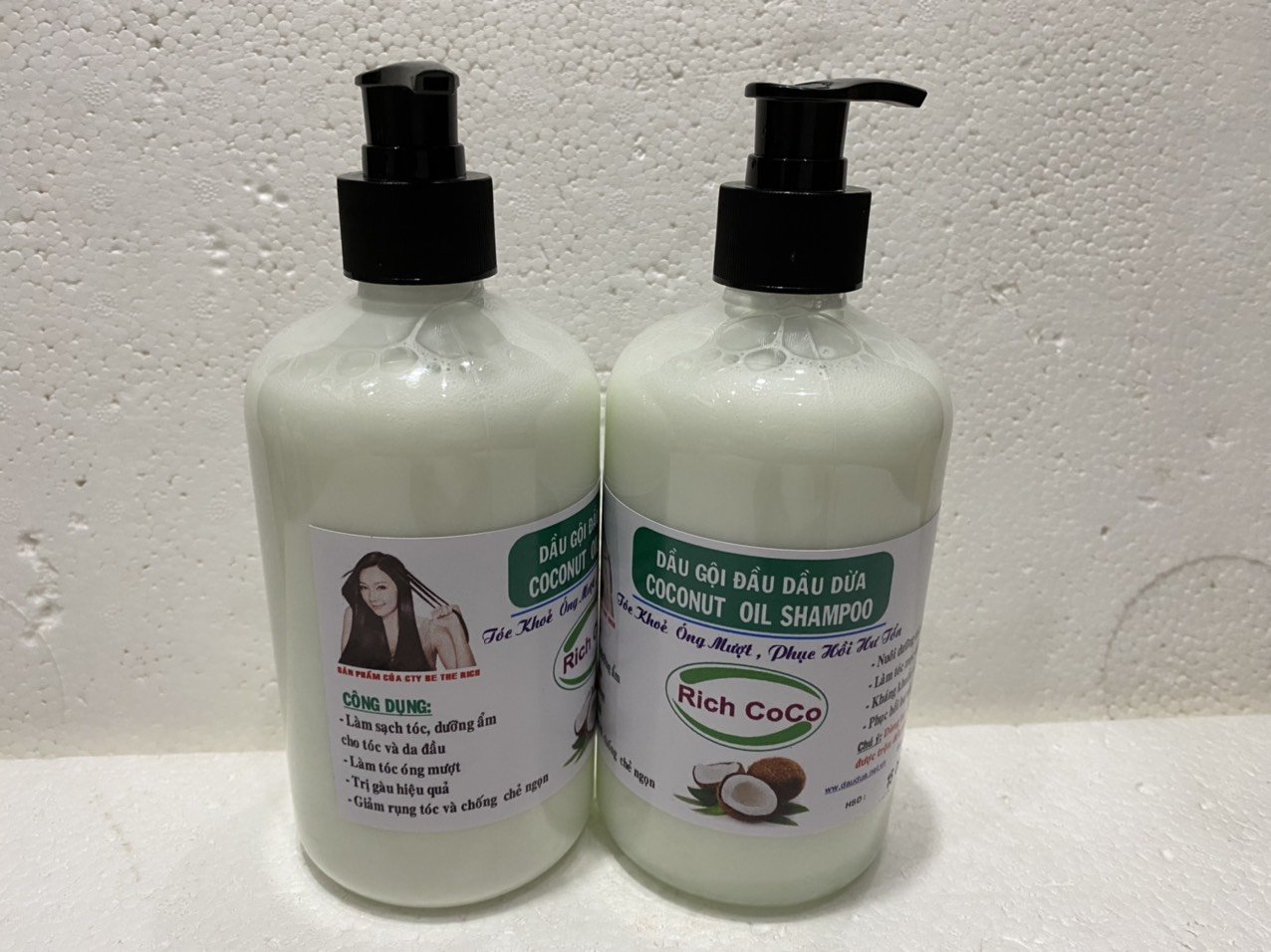 dầu gội dầu dừa 500ml-SAM LÊ SHOP