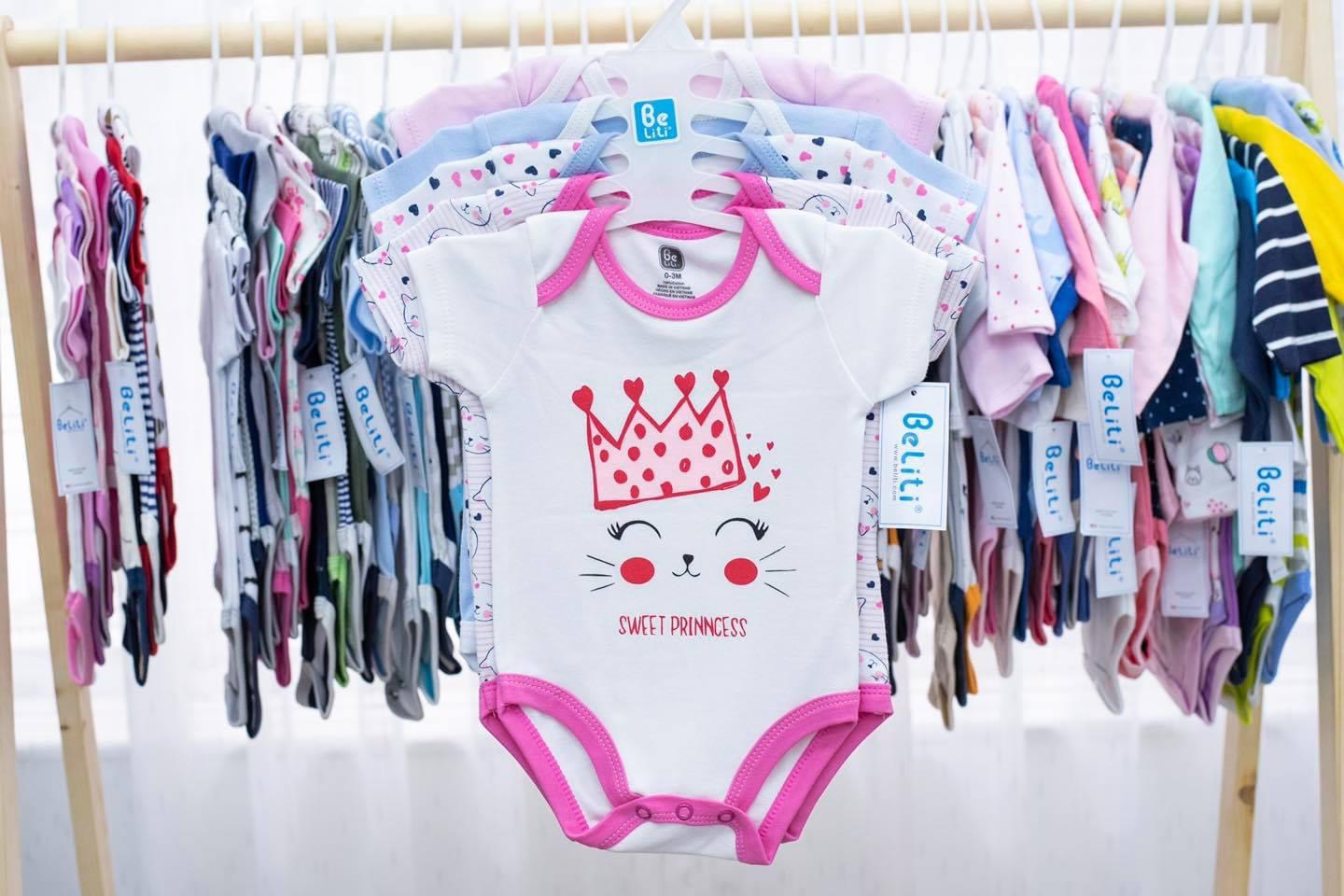 Set 5 Bodysuite Cộc Tay Bé Gái (Giao ngẫu nhiên)