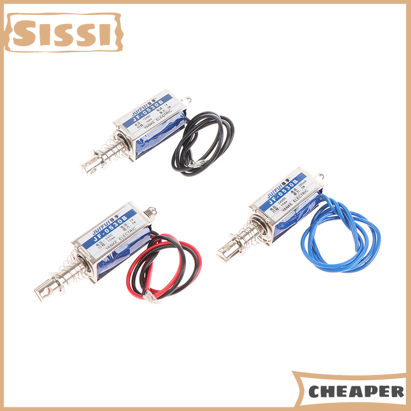 Sissi DC 6V 12V 24V xolenoit từ đẩy kéo khung mở châm điện 0530B
