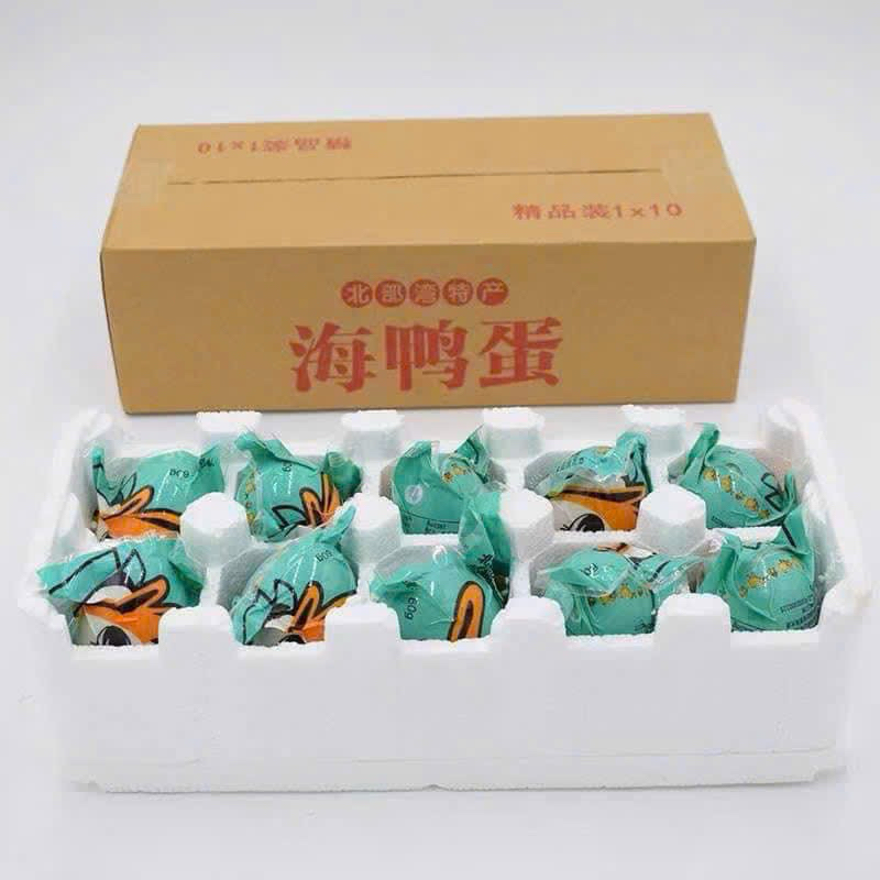 Trứng Vịt Biển Muối set 10 trứng (giao tphcm)