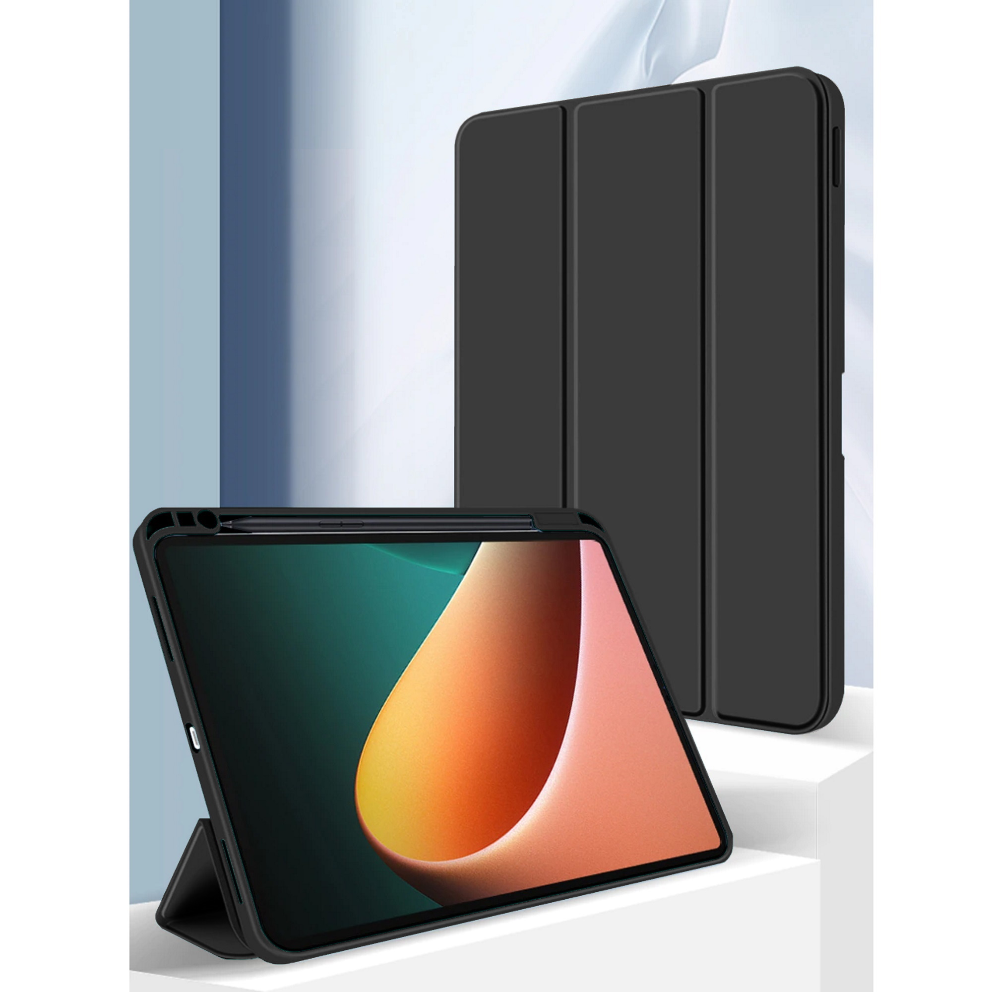 Xiaomi Pad 5 Smart Case with Pen Holder (Black) Mipad 5 Mi Pad 5 ...